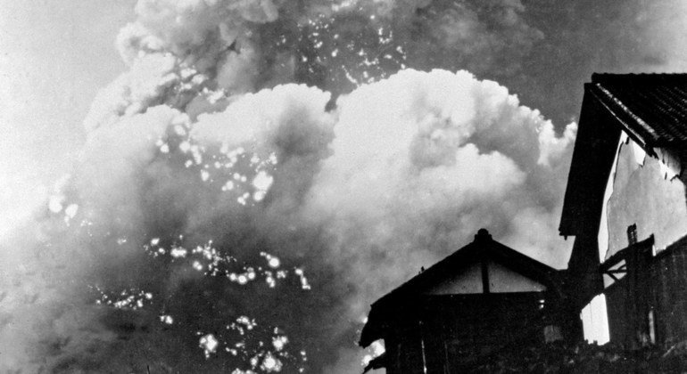 Em 80 anos do ataque a Hiroshima, ONU ressalta visão de mundo sem armas nucleares