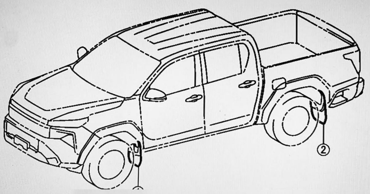 2026 Toyota Hilux: Interior reprojetado revelado em diagramas de patentes vazados