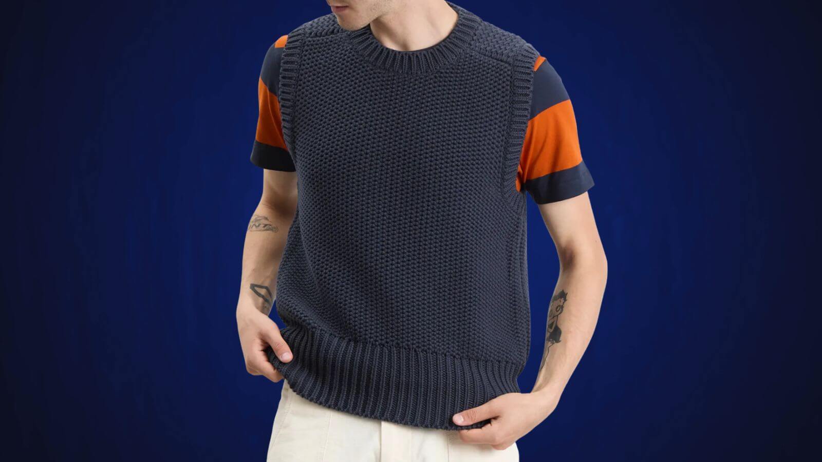 Os coletes de suéter estão de volta – aqui como estilizá -los sem parecer um Dweeb