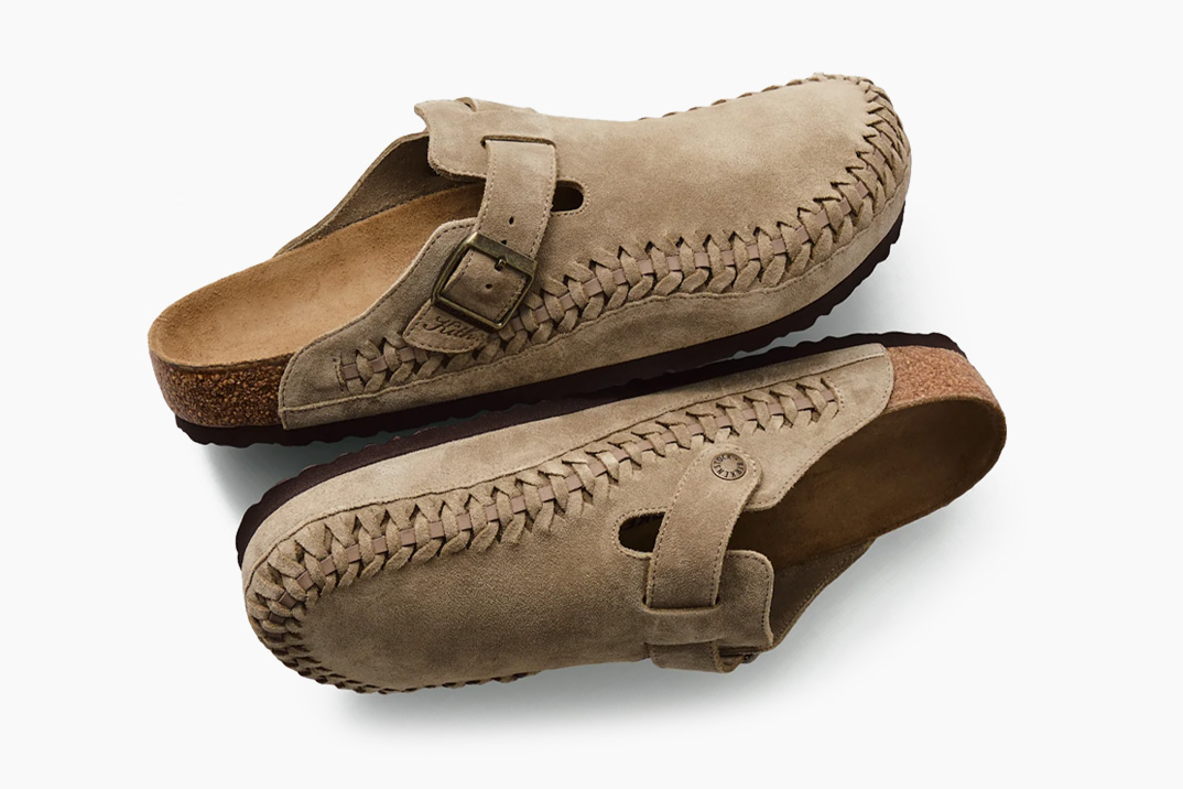 Birkenstock toca Kith para esta opinião trançada dos icônicos Boston Clogs