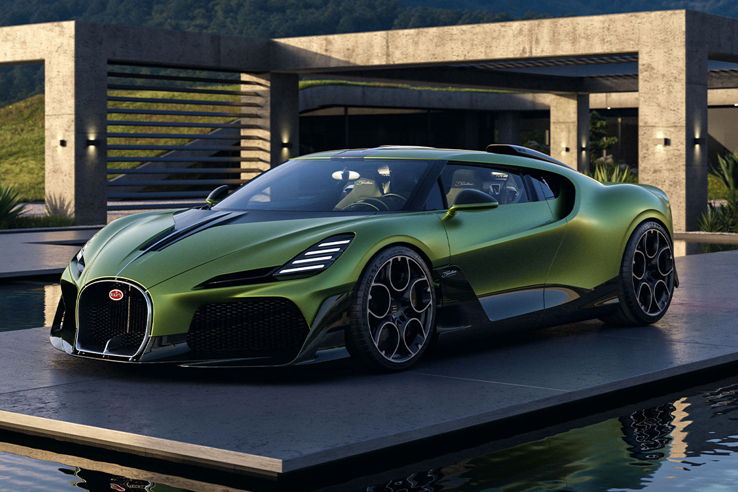 O programa de Bugatti Solitaire começa com este Brouillard único