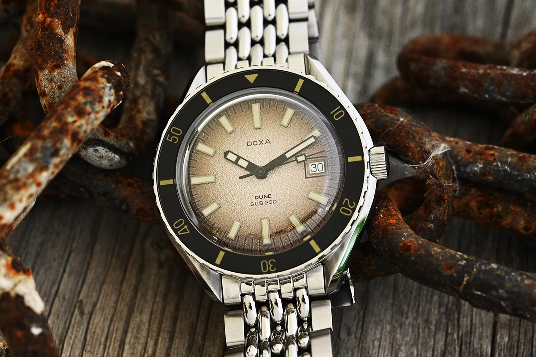Doxa troca o mostrador colorido do Sub 200 Diver para o tom de terra arenoso com esta colaboração de Dune com Art of Time