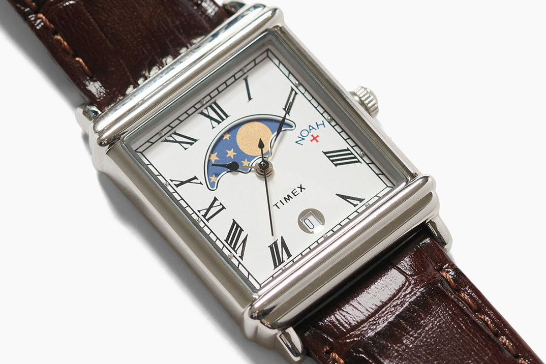 O relógio de fase da lua de US $ 200 da Noah & Timex está escorrendo com charme vintage