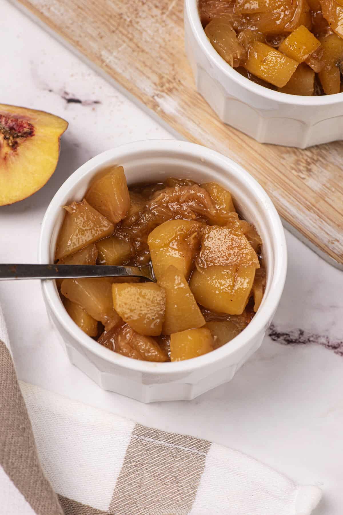 Compota de pêssego – Faith Faith Fitness