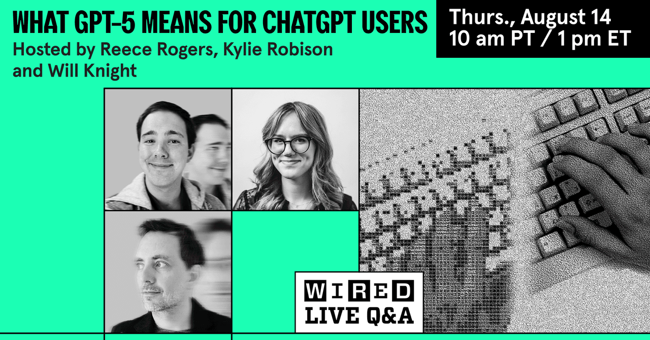 Junte-se à nossa próxima transmissão ao vivo: o que GPT-5 significa para usuários de chatgpt