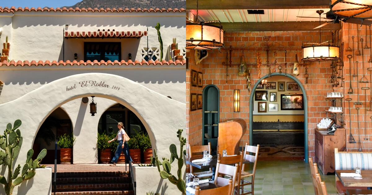 Dentro do mais novo hotel de Ojai, que também é o mais antigo
