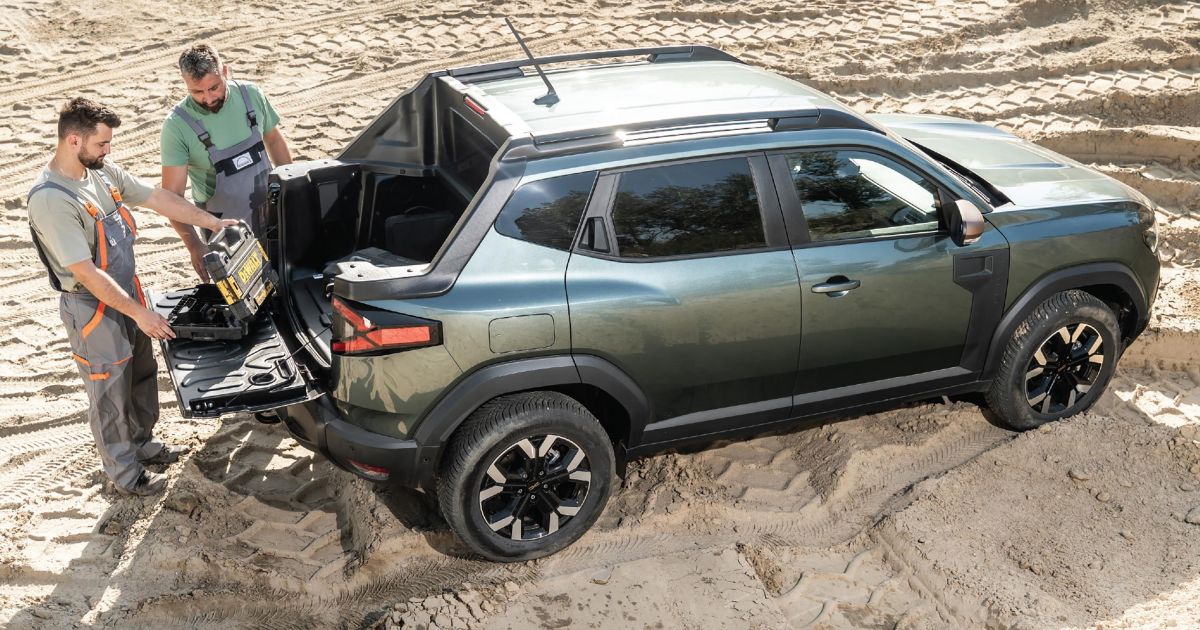 Renault duster ute revelado com uma minúscula bandeja