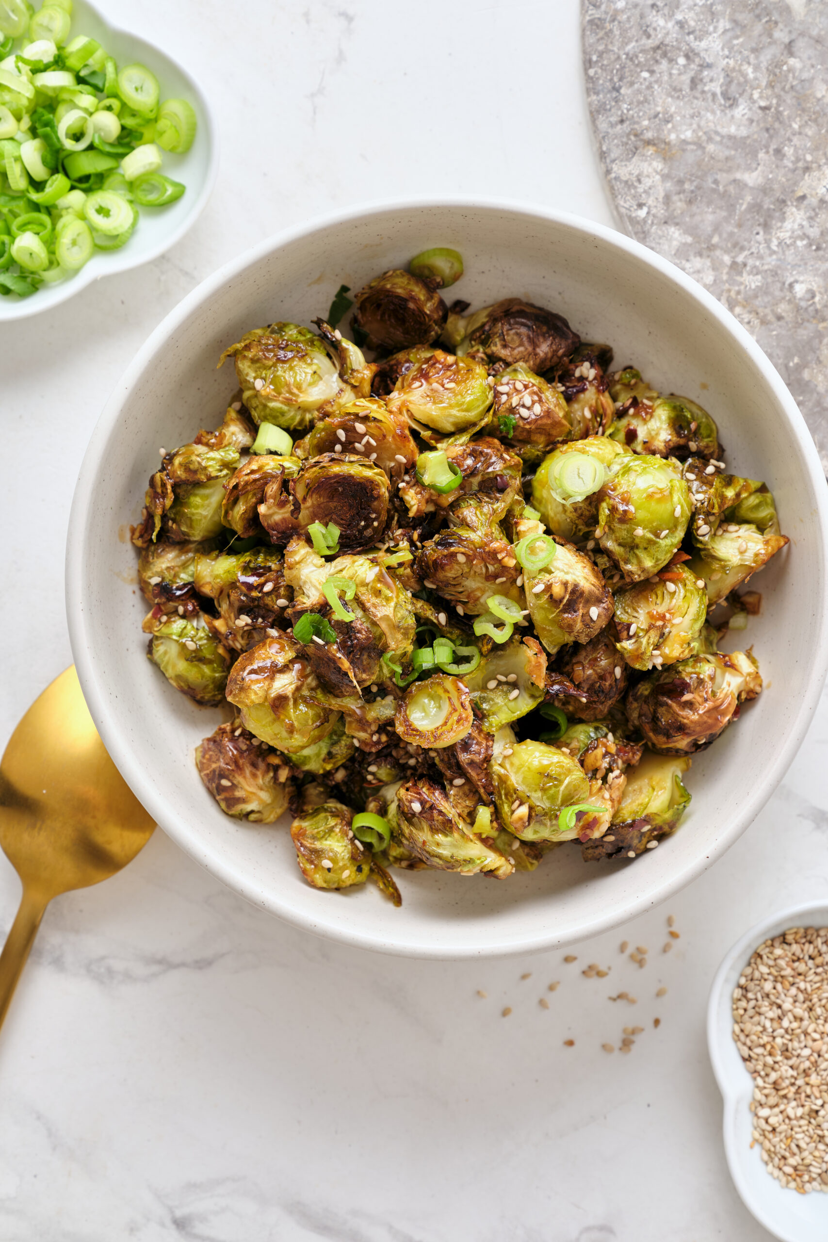 Couves de Bruxelas asiáticas – Fitness Faith Faith