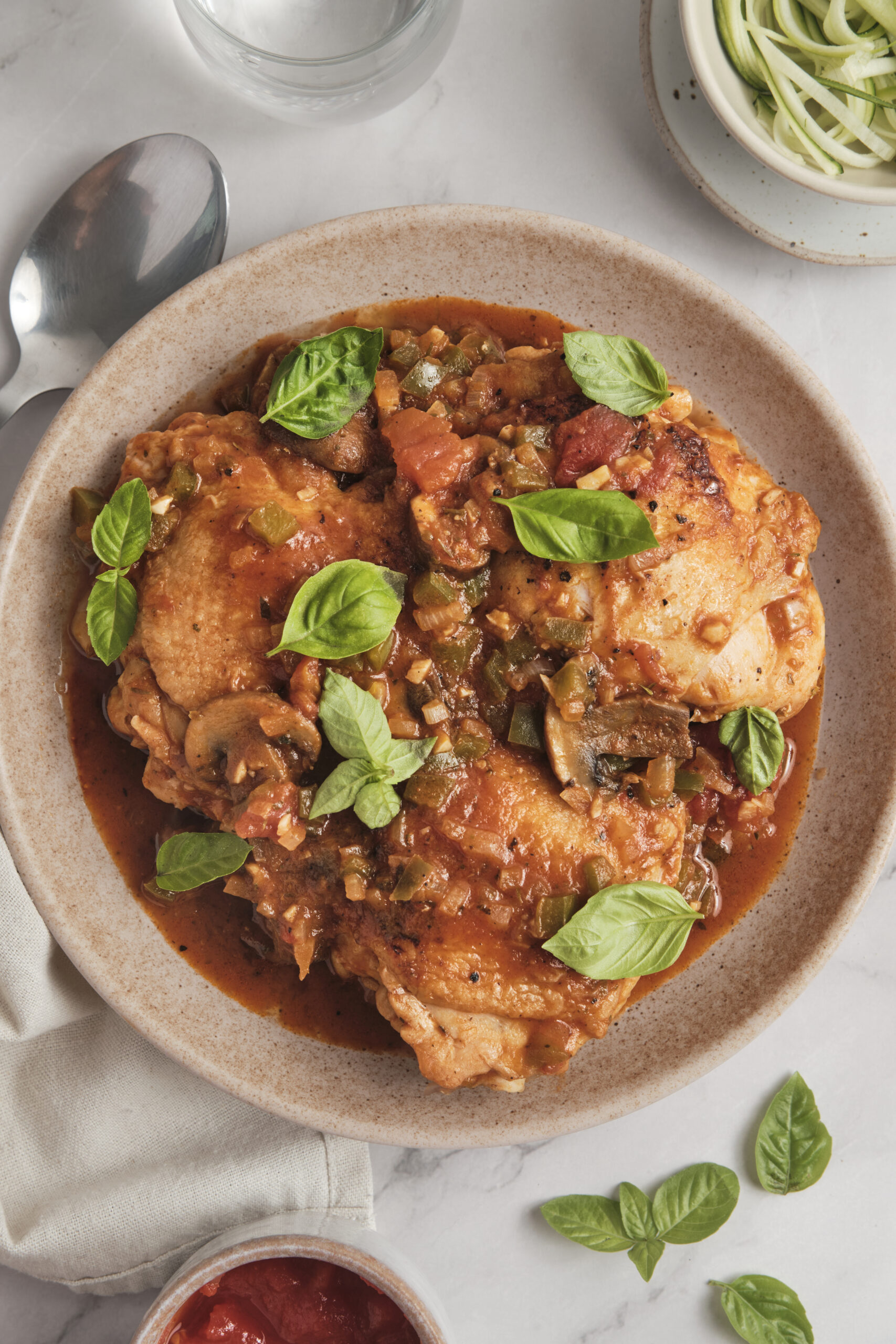 Cacciatore de frango de potagem instantânea – Fitness Faith Faith