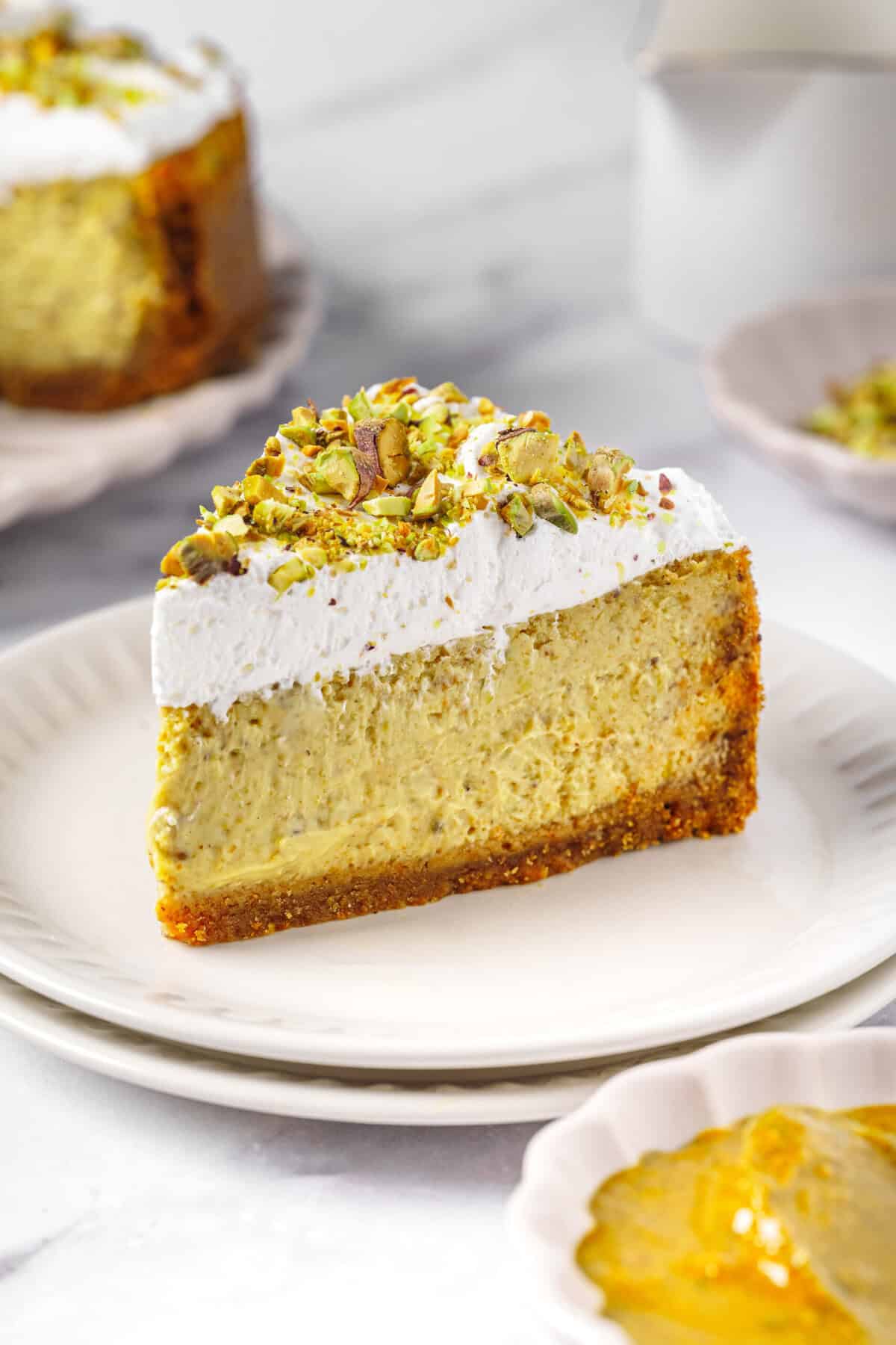 Cheesecake de pistache – Faith Faith Fitness