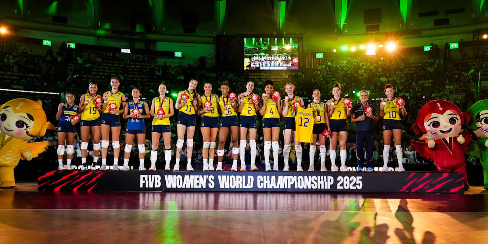 Brasil garante bronze no Campeonato Mundial de vôlei feminino
