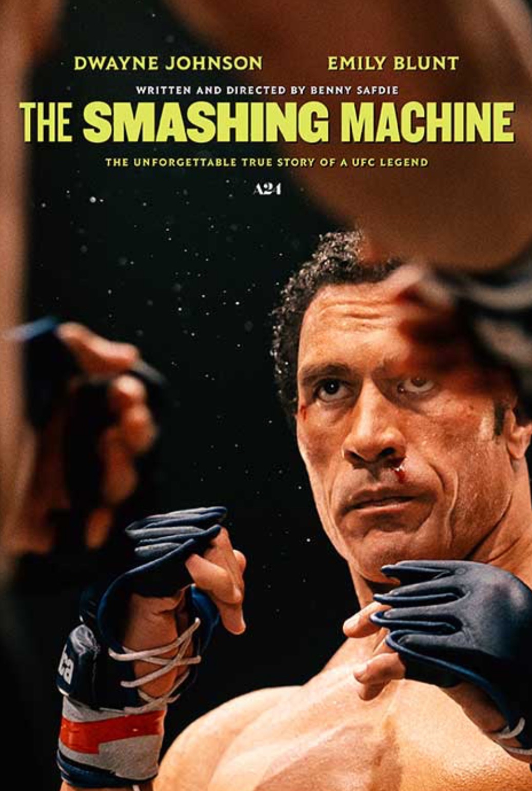 TIFF 2025: The Smashing Machine: dramático salto de Dwayne Johnson
