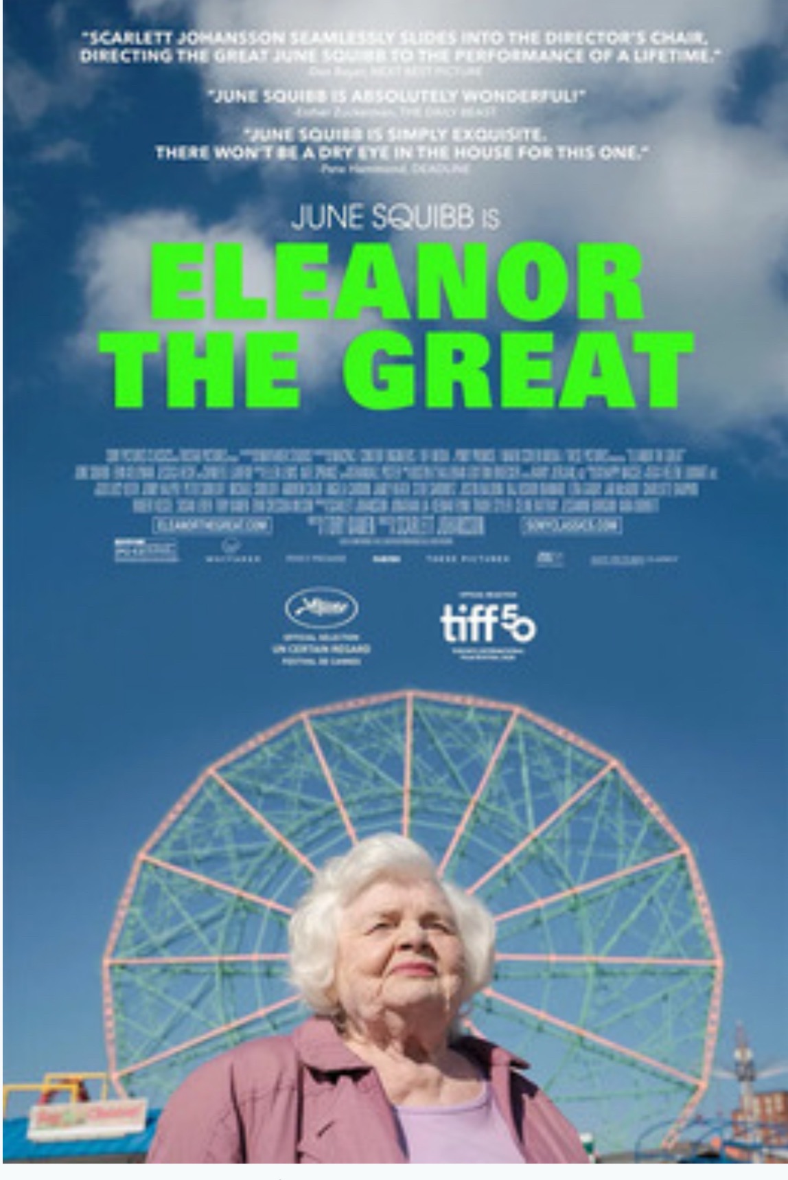 TIFF 2025: Eleanor, a Grande Revisão: Scarlett Johansson oferece uma história sincera de amizade, memória e legado