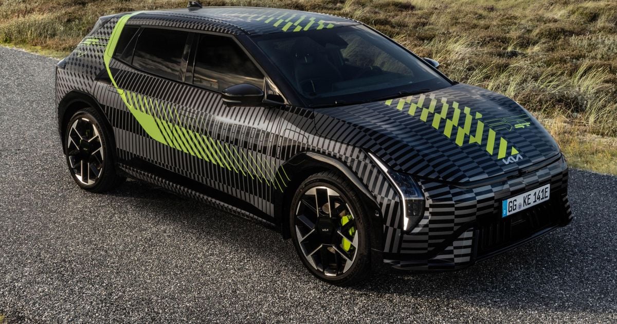 Kia EV4 GT provocado: mudanças suaves escondem um sistema de transmissão supostamente mais selvagem