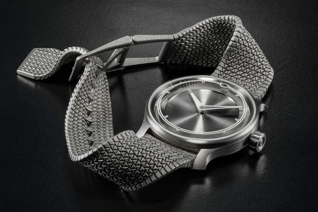 MING reinventa a pulseira do relógio com sua malha de titânio impressa em 3D