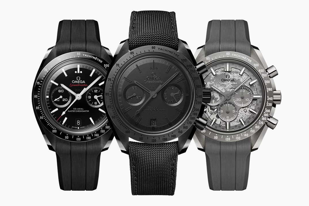 Omega revisita o lado negro da Lua com quatro novos Speedmasters elegantes