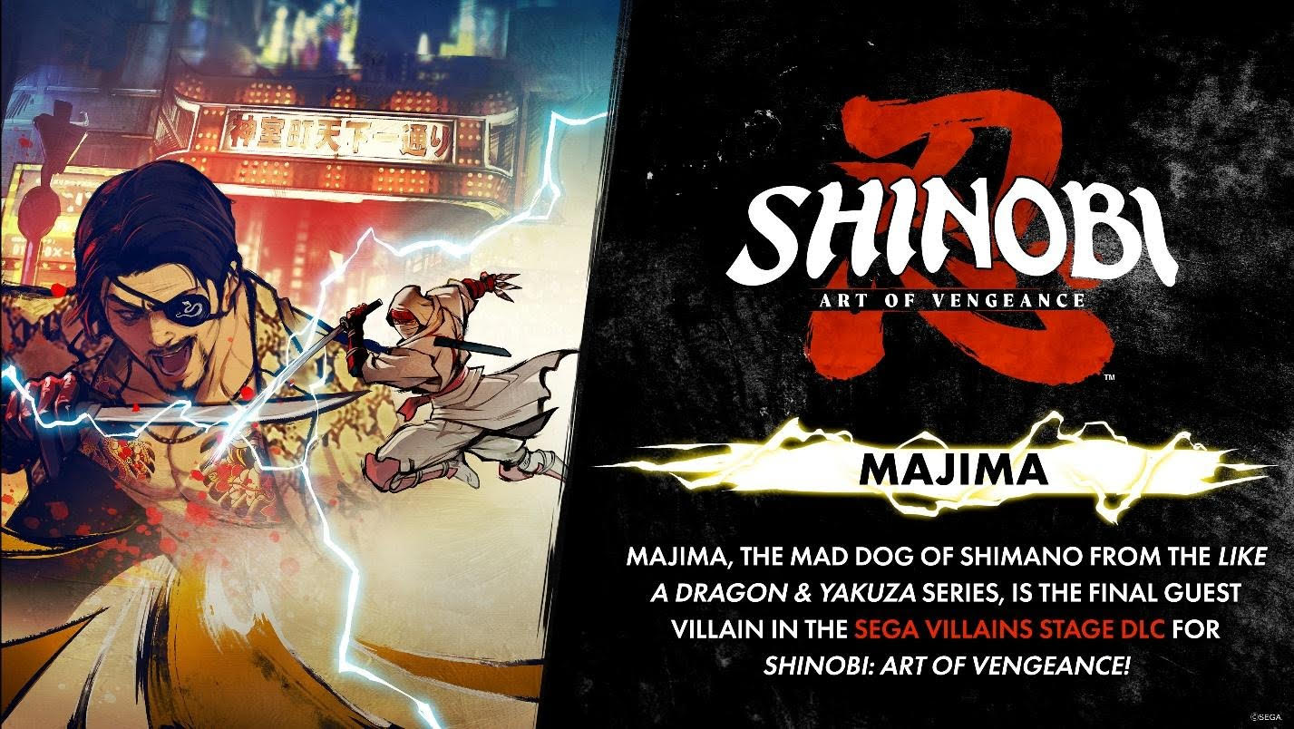 Shinobi: Art of Vengeance DLC ‘Sega Villains Stage’ adiciona Goro Majima