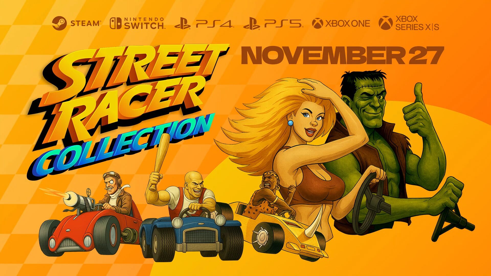 Street Racer Collection será lançada em 27 de novembro para PS5, Xbox Series, PS4, Xbox One, Switch e PC