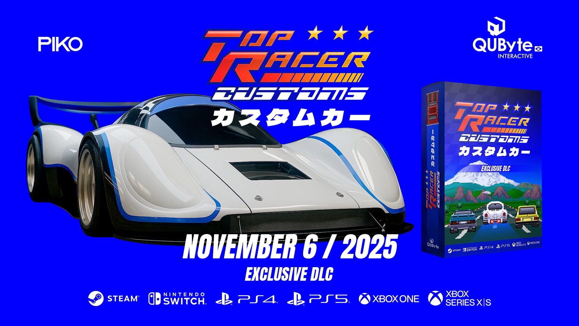 DLC da coleção Top Racer ‘Top Racer Customs’ anunciado