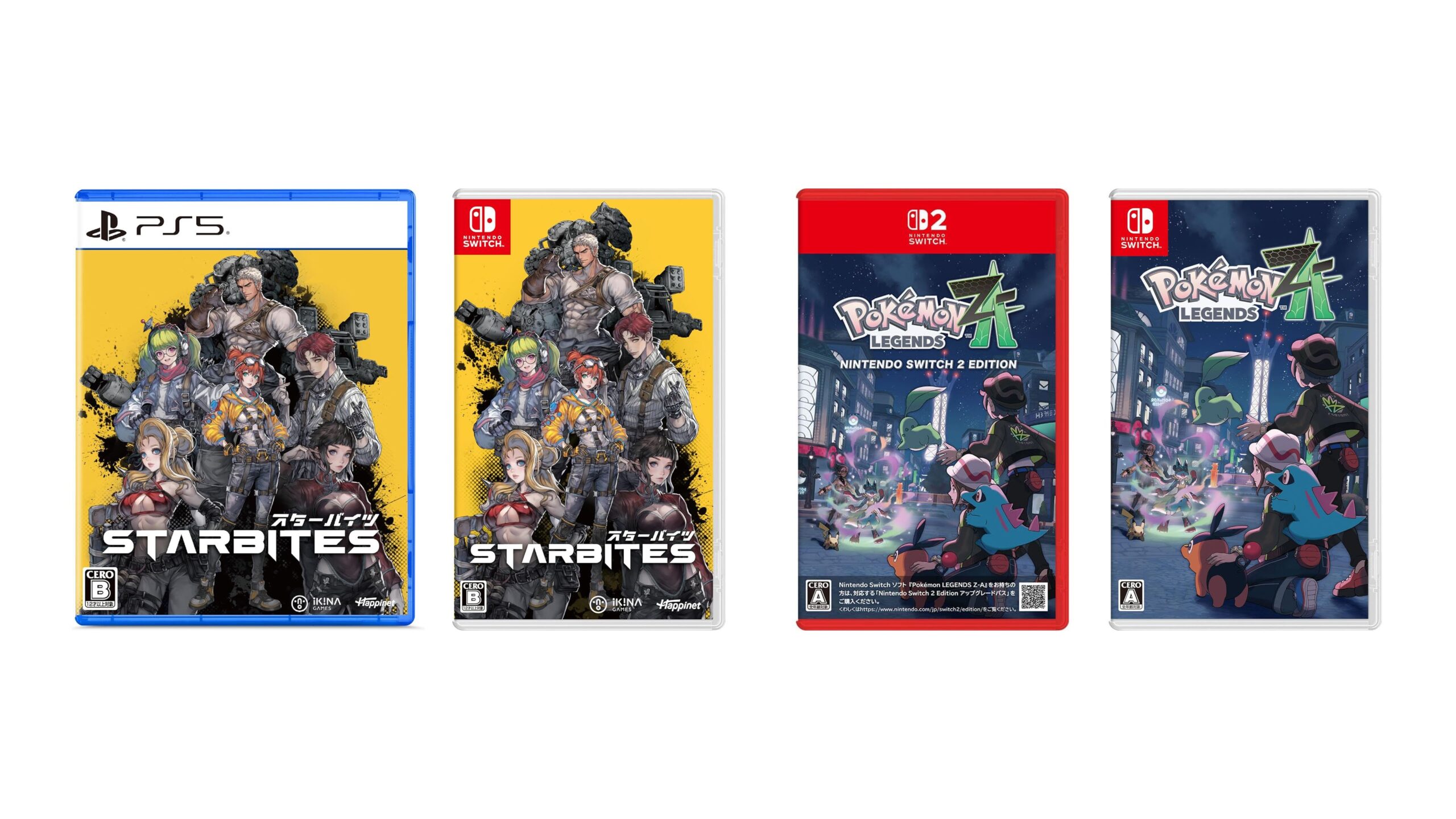 Lançamentos de jogos japoneses desta semana: Pokémon Legends: ZA, STARBITES, mais