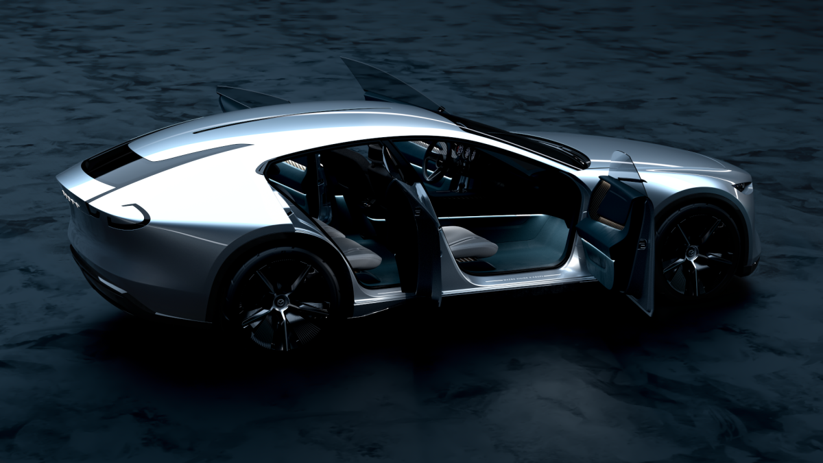 Mazda revela um impressionante conceito com motor rotativo – e um Mazda2 futurista que fala