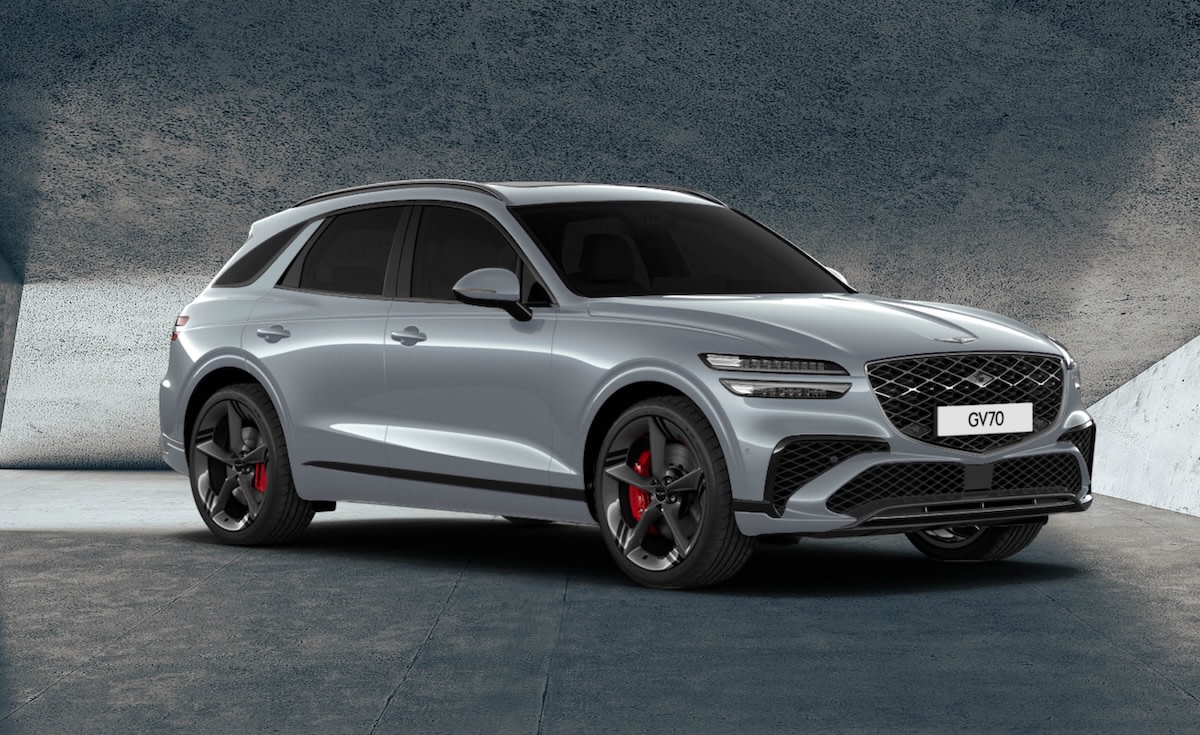 Superfícies 2026 Genesis GV70 atualizadas, híbridos muito esperados em nenhum lugar à vista