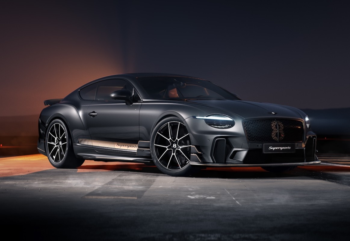 O Continental GT Supersports da Bentley tem tração traseira apenas, 657 HP e é o Bentley mais leve em 85 anos