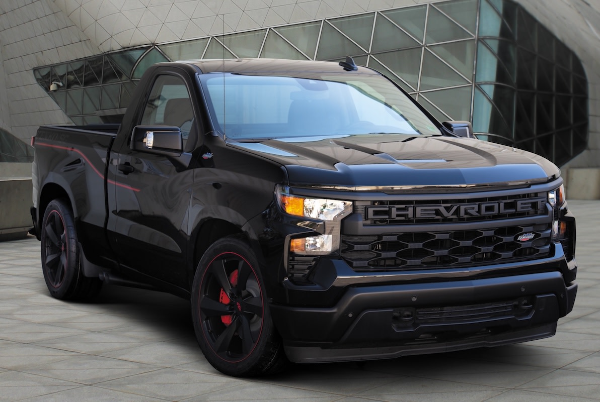 Chevy Silverado manual de 1.000 HP ri dos caminhões F-150 Lobo e Ram Street