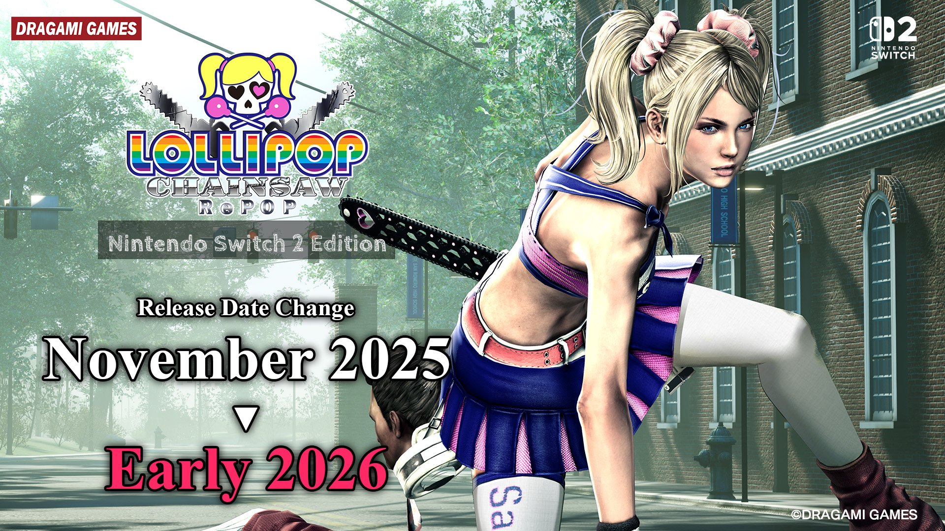 Lollipop Chainsaw RePOP – Nintendo Switch 2 Edition adiado para o início de 2026
