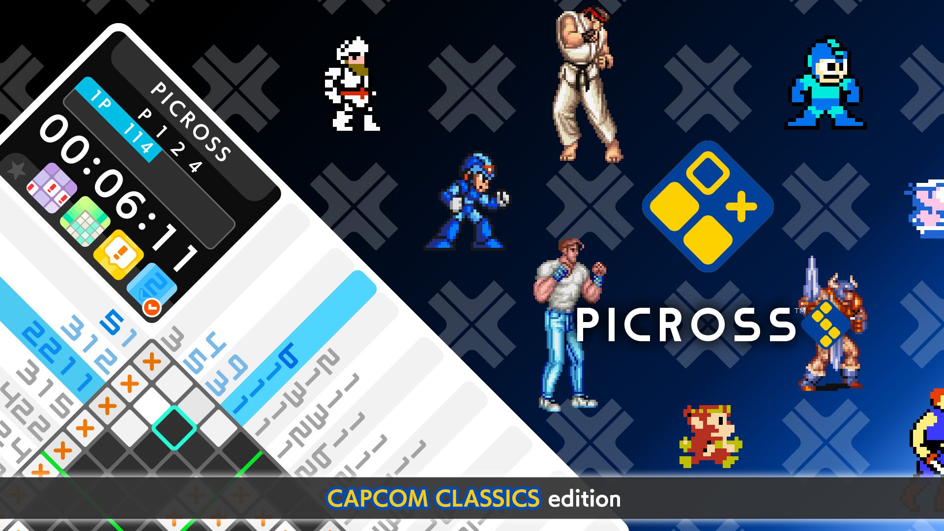 Edição PICROSS S Capcom Classics anunciada para Switch