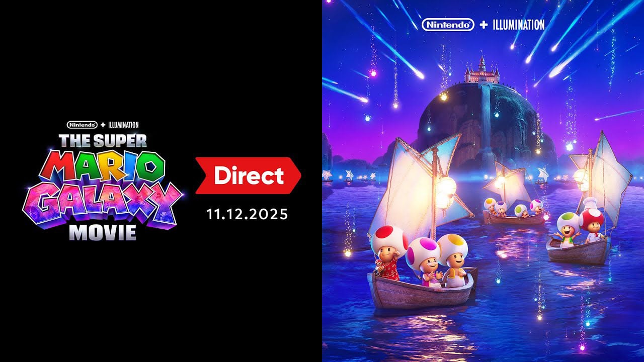 O Super Mario Galaxy Movie Direct marcado para 12 de novembro