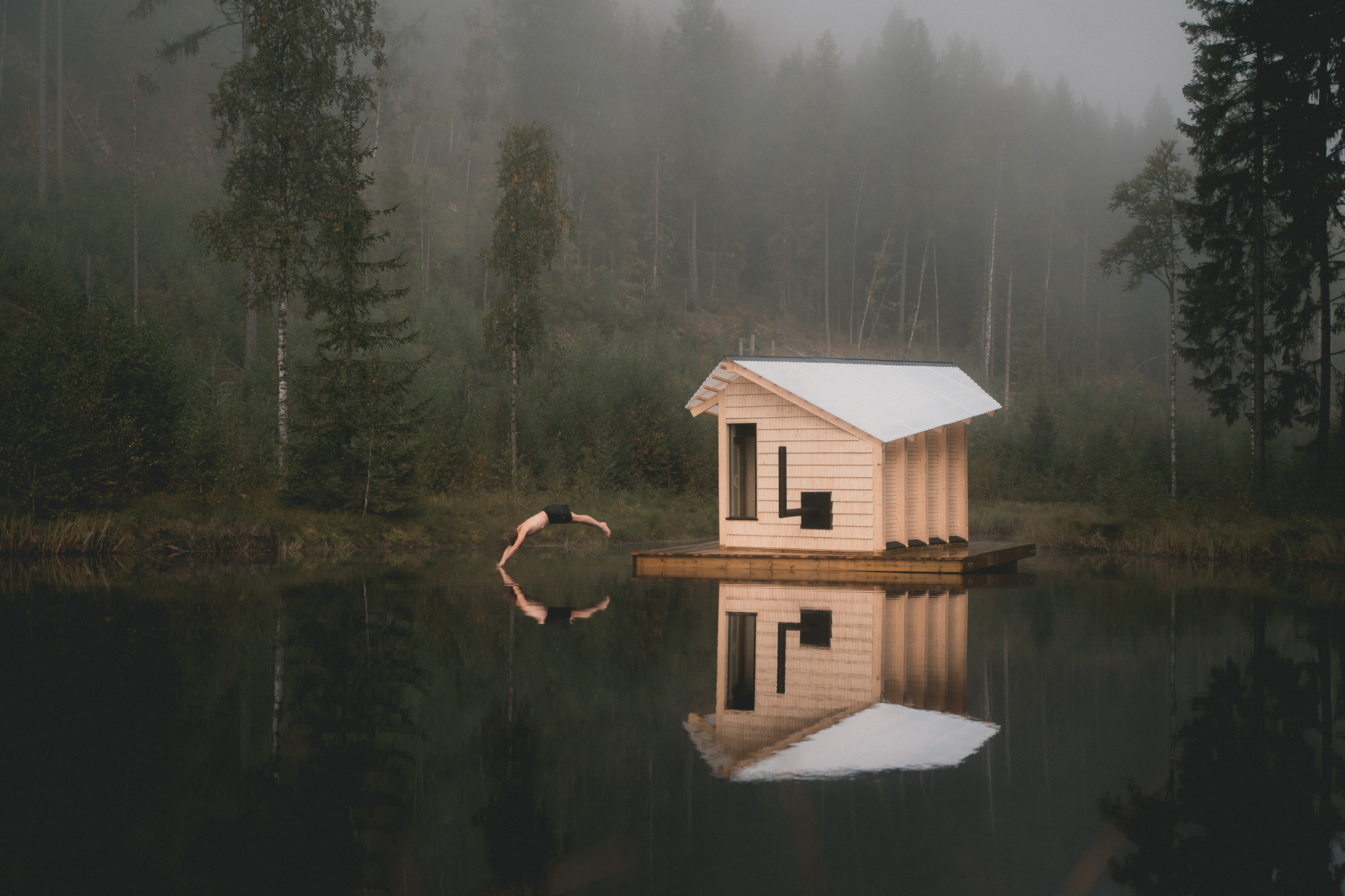 Sauna Caverna Aquática / Estúdio Rabagast