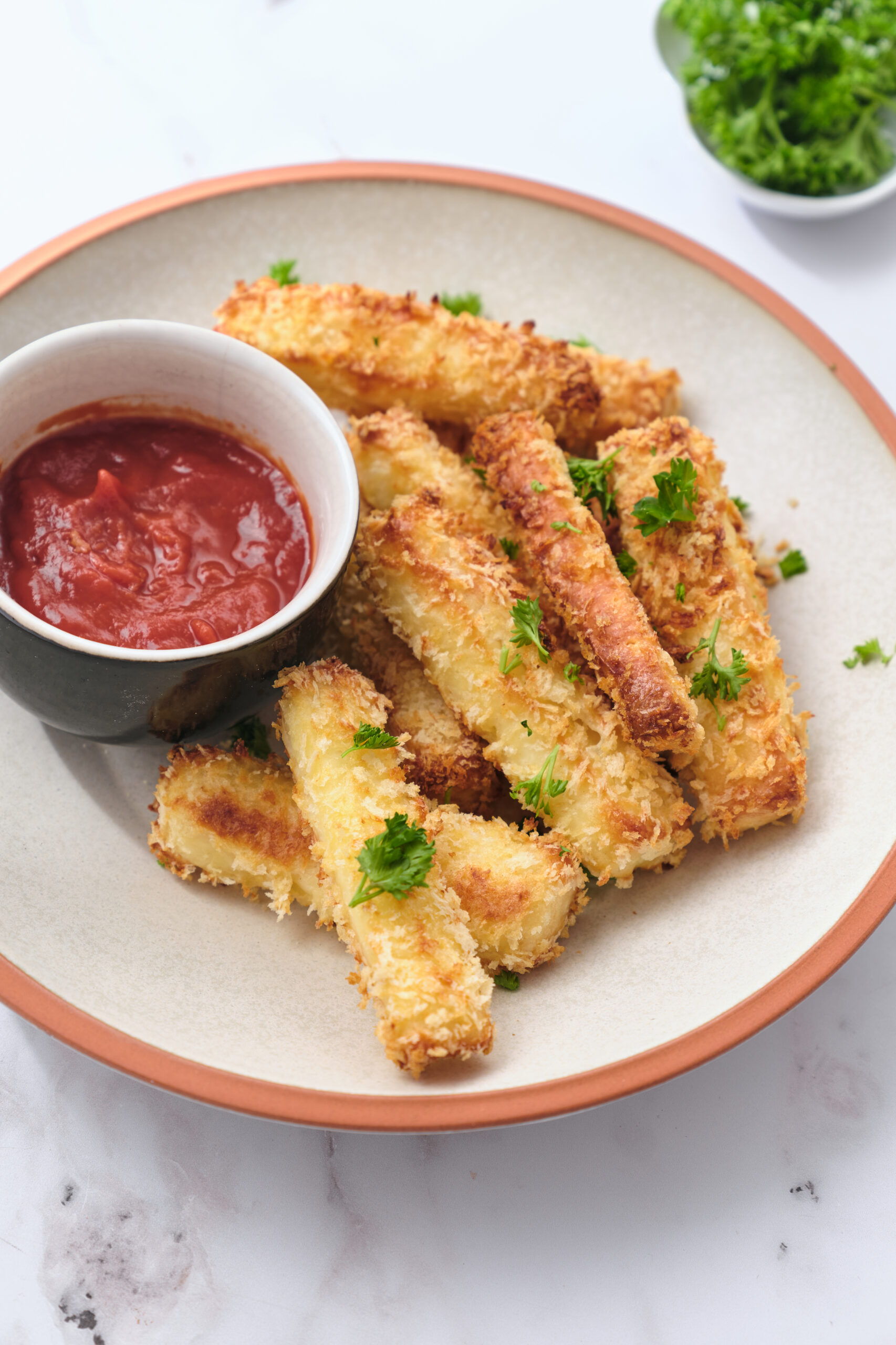 Batatas Fritas Halloumi – Comida Fé Fitness