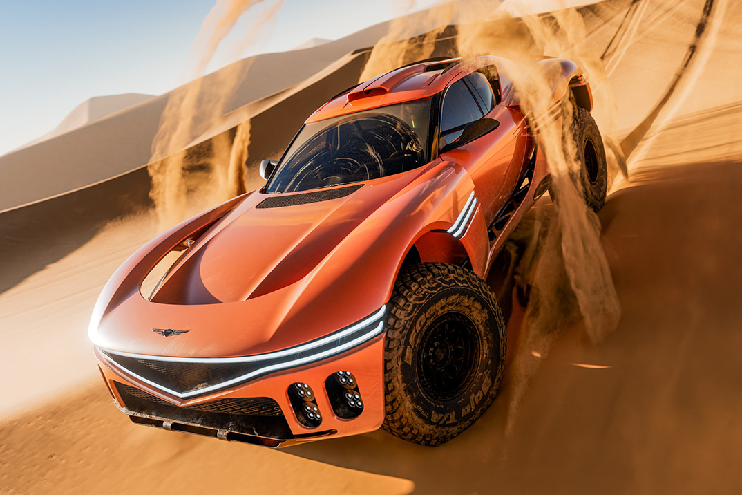 O conceito 2026 X Skorpio da Genesis leva a linguagem de design da marca para fora da estrada com 1.100 HP