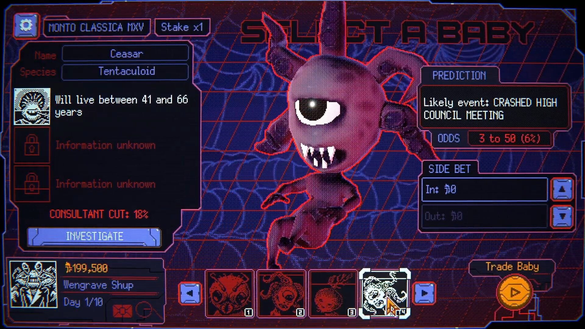 Space Warlord Baby Trading Simulator será lançado em 29 de janeiro para PC, no primeiro trimestre de 2026 para Xbox Series