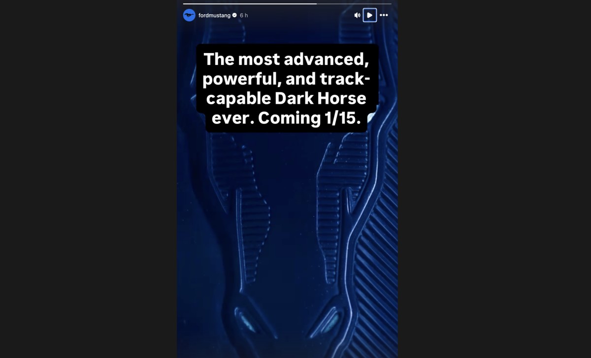 Ford Mustang Dark Horse Teaser sinaliza retorno de músculos superalimentados