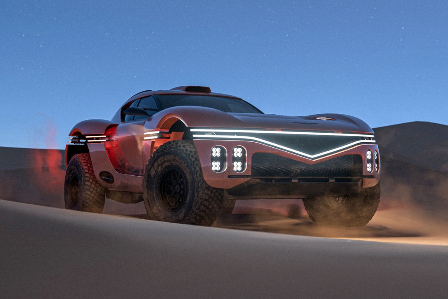 Conceito Wild Genesis X Skorpio recebe V8 de 1.100 cv