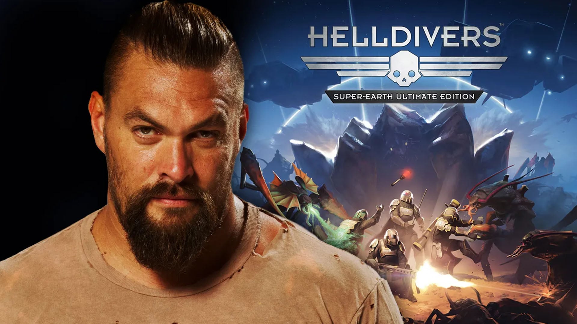 Filme Helldivers com estreia em 10 de novembro de 2027, estrelado por Jason Momoa