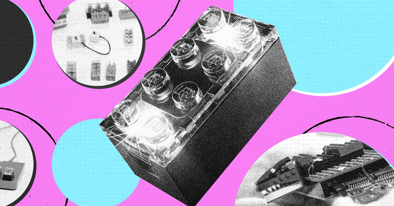 Uma visão interna do novo tijolo inteligente repleto de tecnologia da Lego