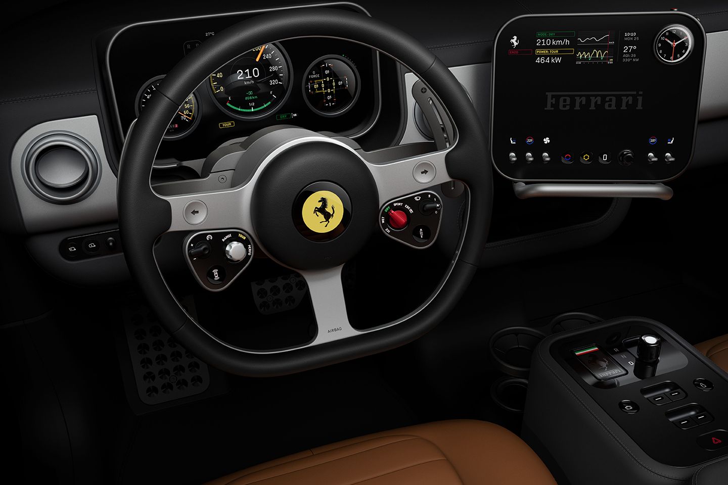 Ferrari confirma nome EV e mostra interior