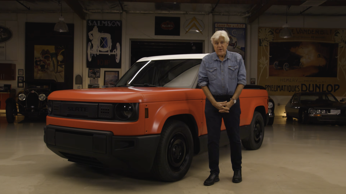 Jay Leno acaba de exibir uma picape elétrica de US$ 25.000 que quebra todas as regras usuais de EV