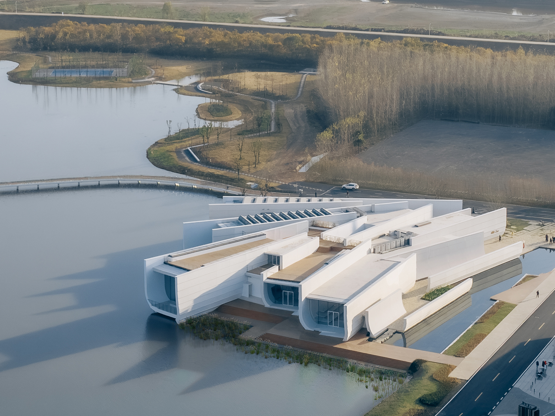 Centro de Arte Chenhu Wetland / TAO (Trace Architecture Office)