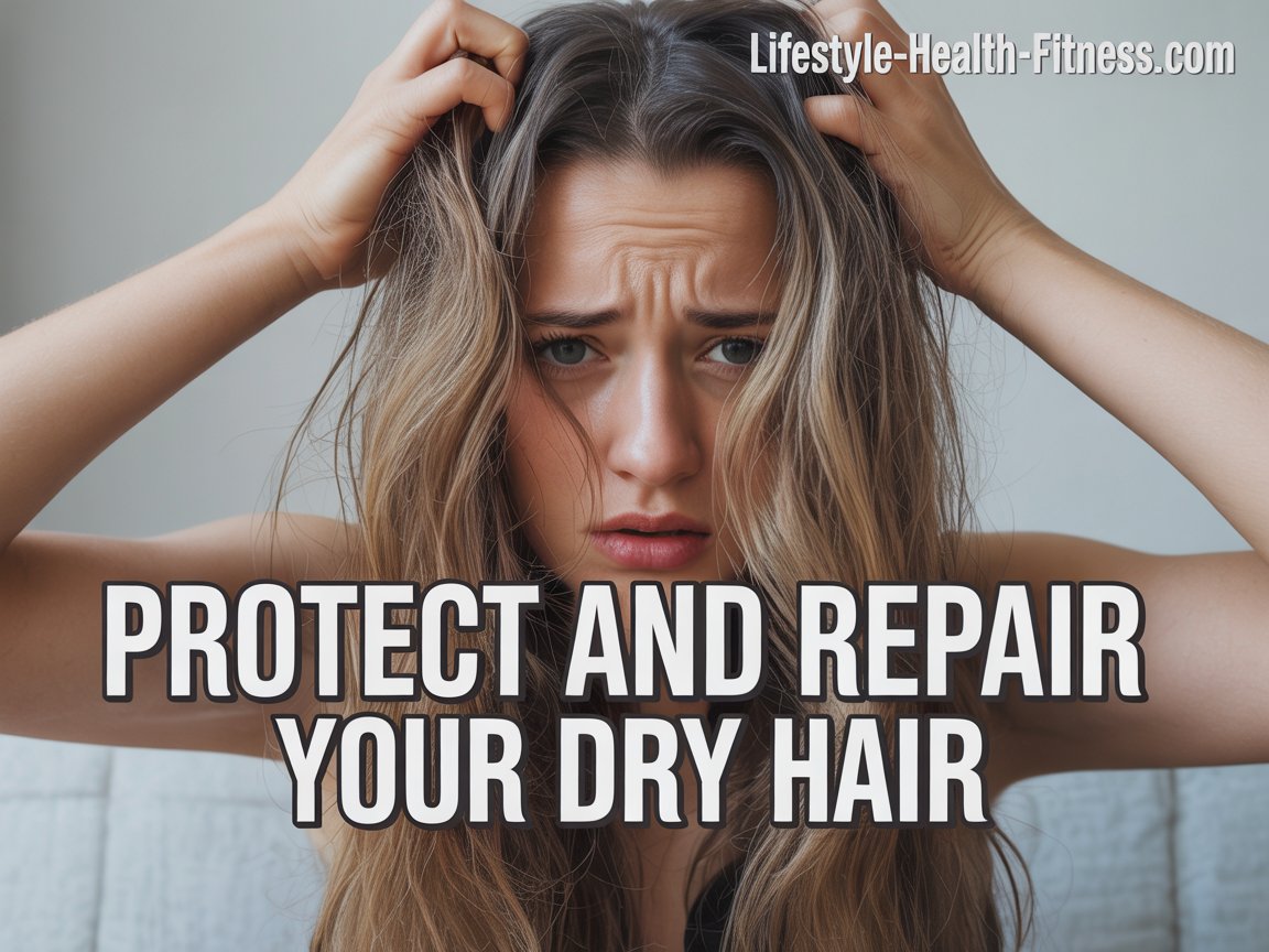 Proteja e repare seu cabelo seco e mantenha-o saudável