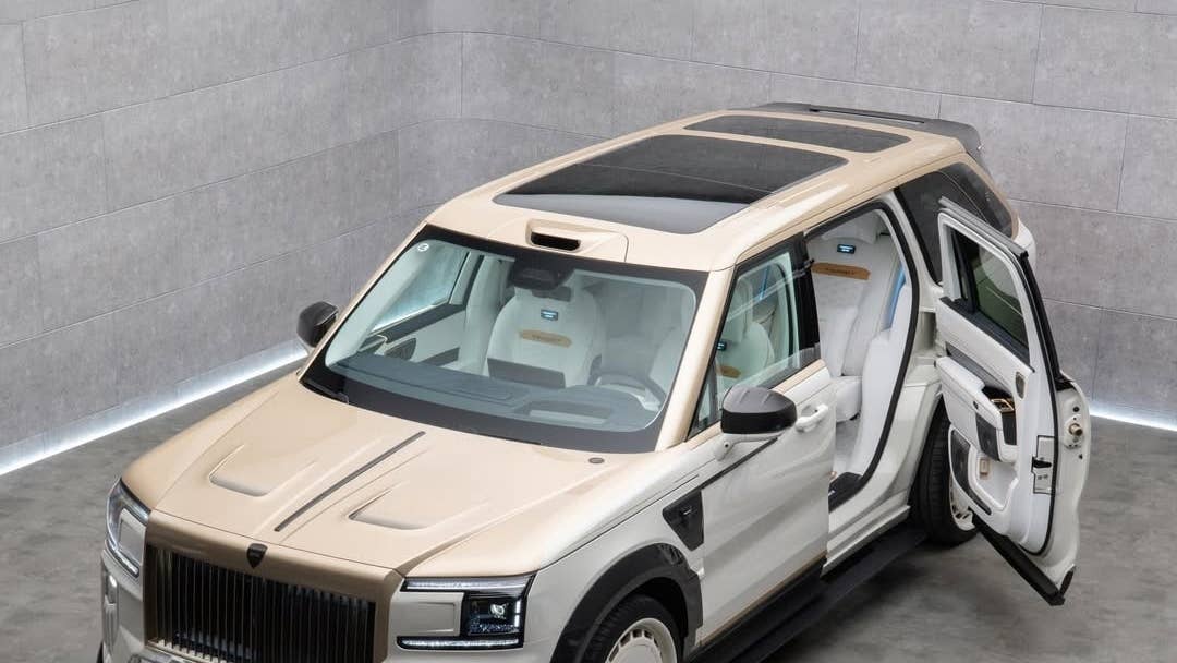 A versão mais recente da Mansory é um SUV chinês de 1.381 HP que se parece com um Rolls-Royce Cullinan