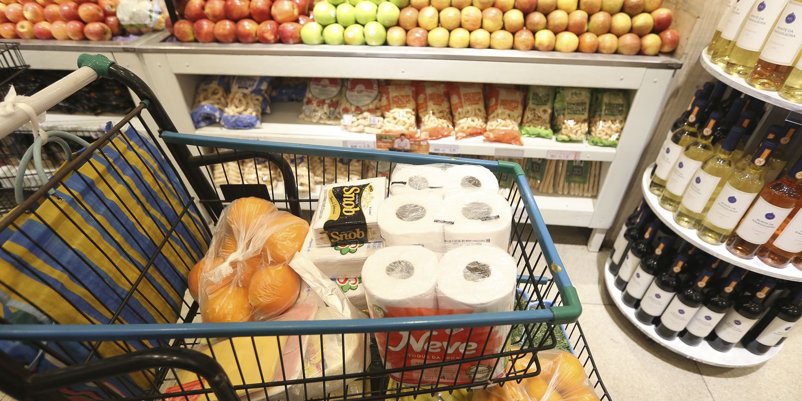 Consumo em supermercados cresce 1,92% no primeiro trimestre